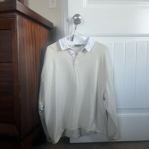 Cream Polo Sweatshirt